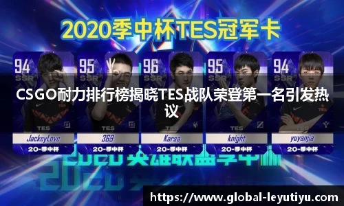 CSGO耐力排行榜揭晓TES战队荣登第一名引发热议